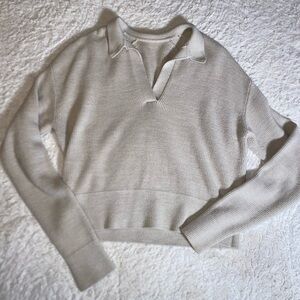 Lululemon Collared Merino Wool Sweater